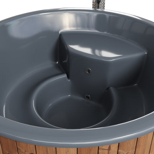SaunaLife Model S6N Soak-Series Home Wood-Burning Hot Tub