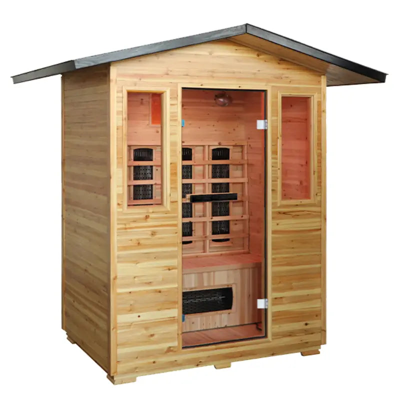 Cal Saunas Solara-Outdoor 3 Person Infrared Sauna