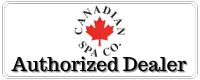 Canadian authorized dealer logo featuring a red maple leaf.