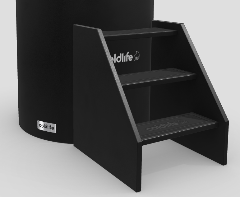 Cold Life Decking Pro Curve Step | Empire Saunas