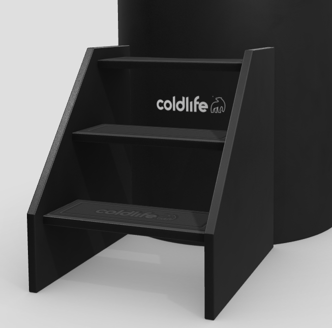 Cold Life Decking Pro Curve Step | Empire Saunas