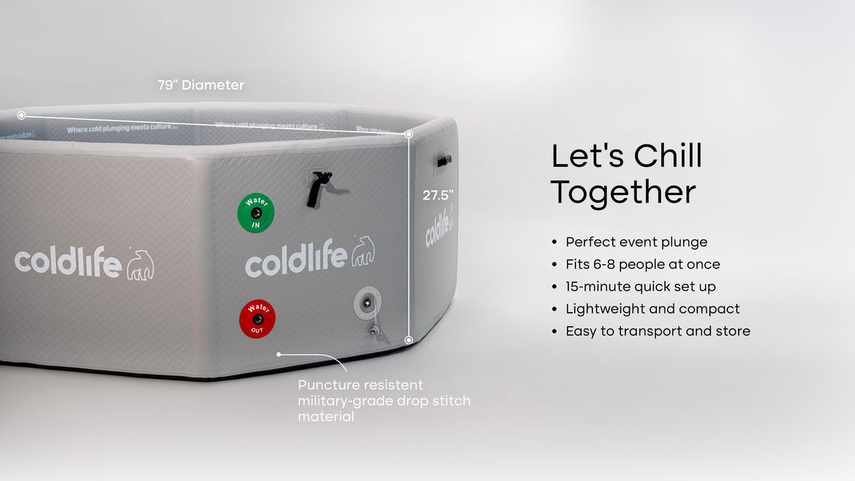 Cold Life Plunge Ultimate Party | Empire Saunas