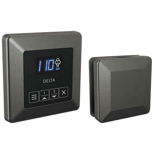 Delta SteamScape Square Control and Square Steam Head 5CH-250T | Empire Saunas