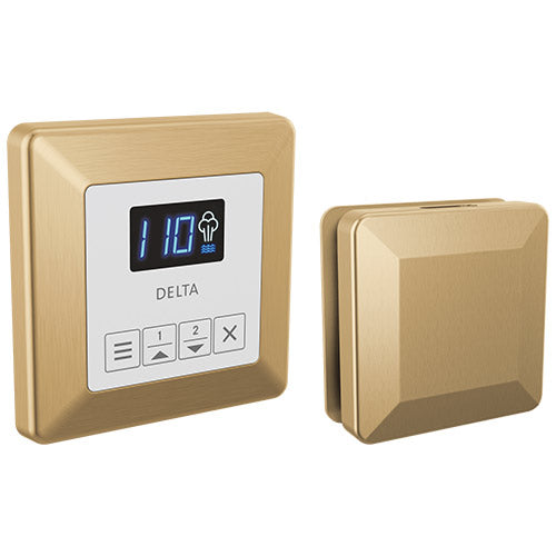 Delta SteamScape Square Control and Square Steam Head 5CH-250T | Empire Saunas