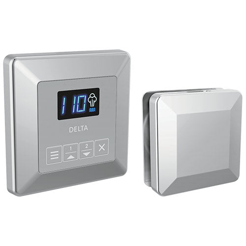 Delta SteamScape Square Control and Square Steam Head 5CH-250T | Empire Saunas