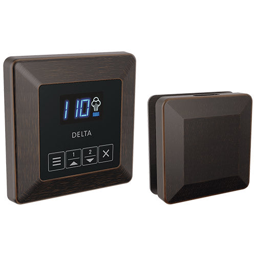 Delta SteamScape Square Control and Square Steam Head 5CH-250T | Empire Saunas