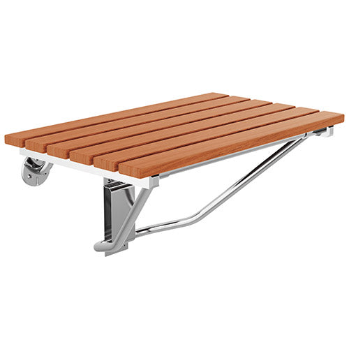 Delta Tilt-Up Wall-Mounted ADA Wood Shower Seat 5SE-ADA-6 | Empire Saunas