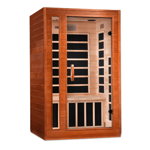 Left side view of the Golden Designs Dynamic Cordoba Low EMF Infrared Sauna