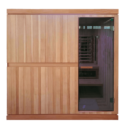 Finnmark Fd-5 Trinity XL Infra-Steam Sauna Front View