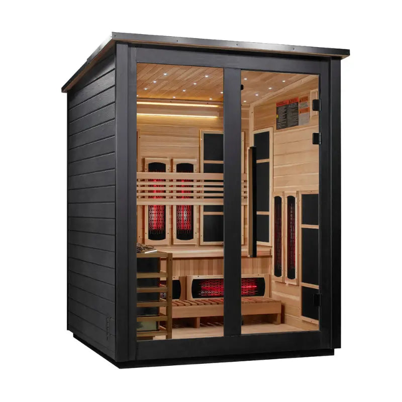 Golden Designs Loviisa GDI-8523-04 3-Person Hybrid Outdoor Sauna