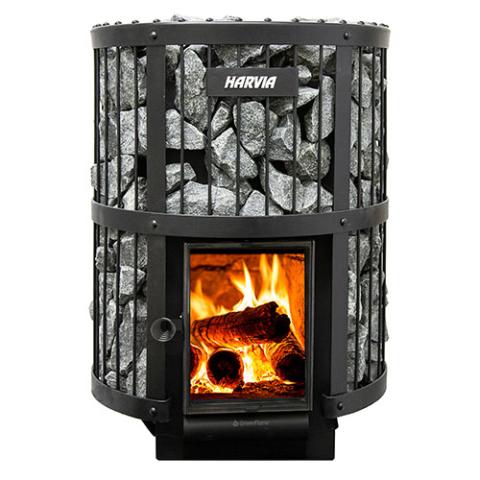Harvia Greenflame Series 15.9Kw Wood Stove WK200LD | Empire Saunas