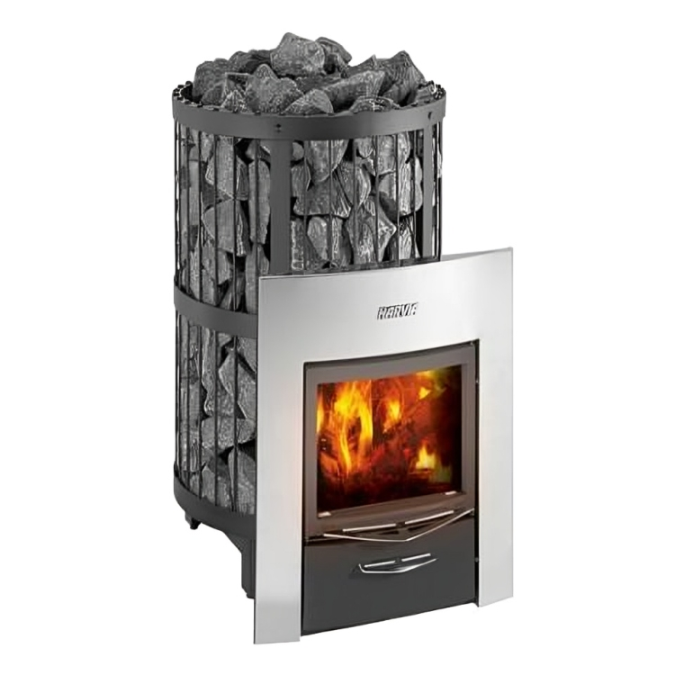Harvia Legend Wood Stove/Fireplace Combo WK240LDLUX | Empire Saunas