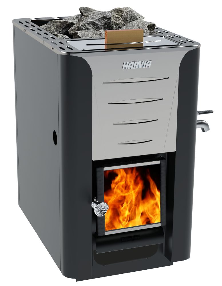 Harvia Pro Series 24.1Kw Wood Stove WK200ES | Empire Saunas