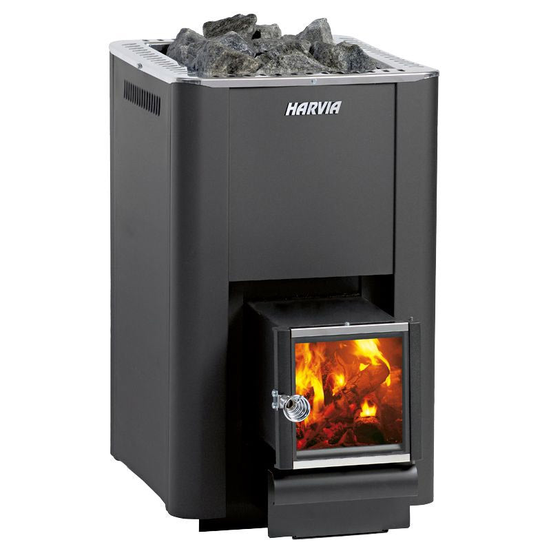 Harvia Pro Series 24.1Kw Wood Stove WK200SL | Empire Saunas