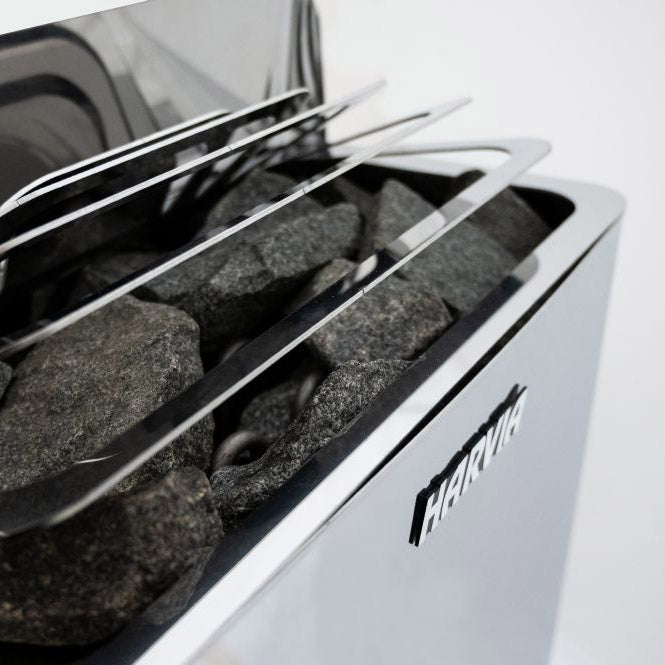 Harvia Wall Series 6Kw Stainless Steel HSWS6U1B | Empire Saunas