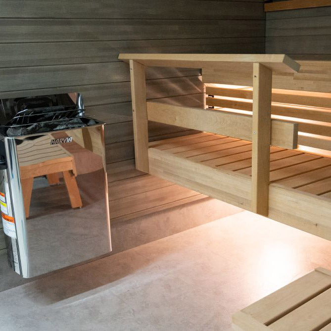 Harvia The Wall Series 8Kw Electric HSWS8U1B | Empire Saunas