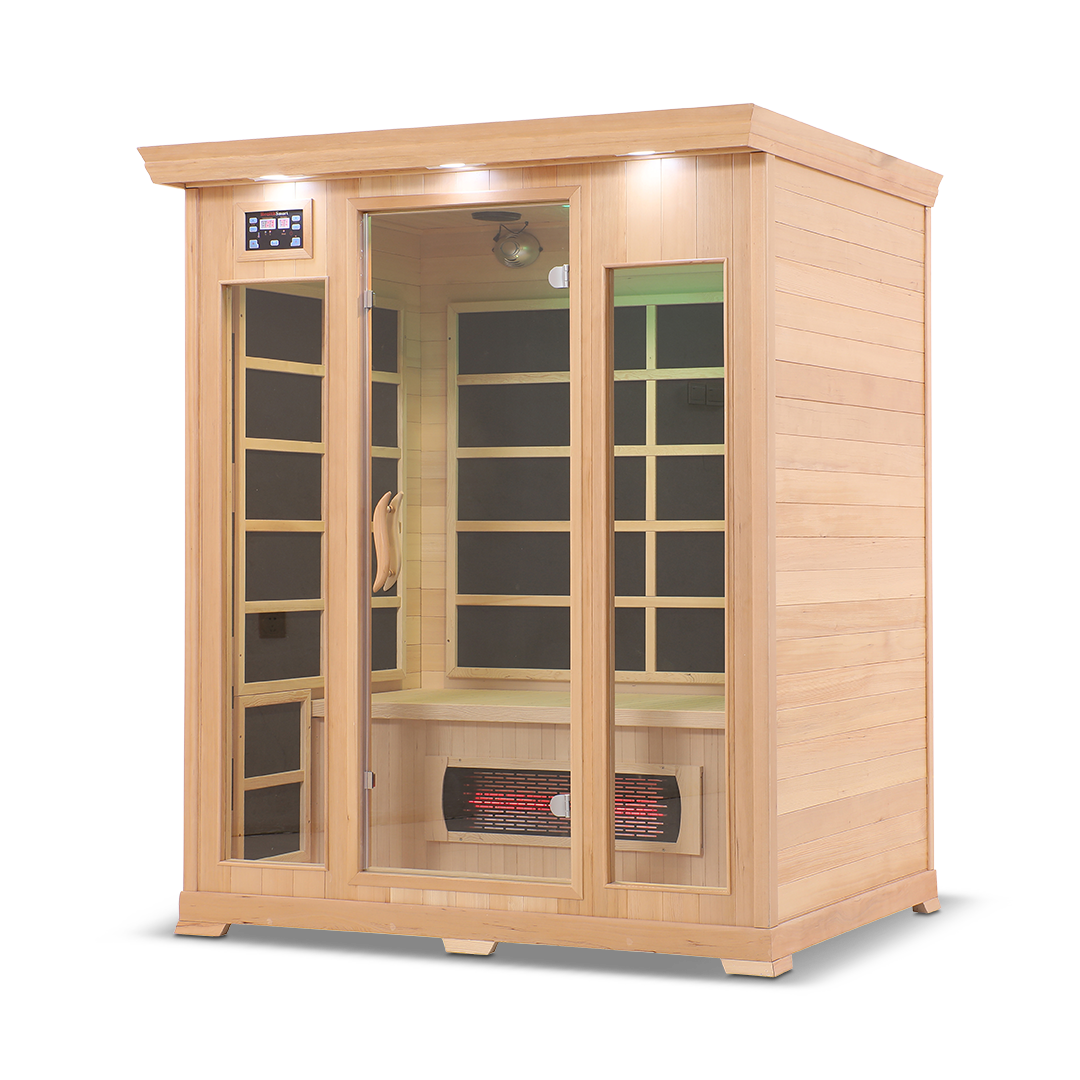 Healthsmart 3 Person Full Spectrum Infrared Sauna Left Side View