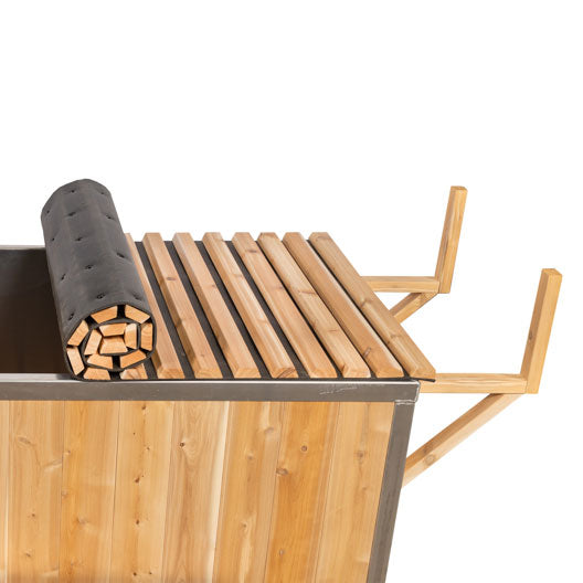 Leisurecraft 36’’x68’’ Roll Up Cover - Knotty For Wood Heater 730172