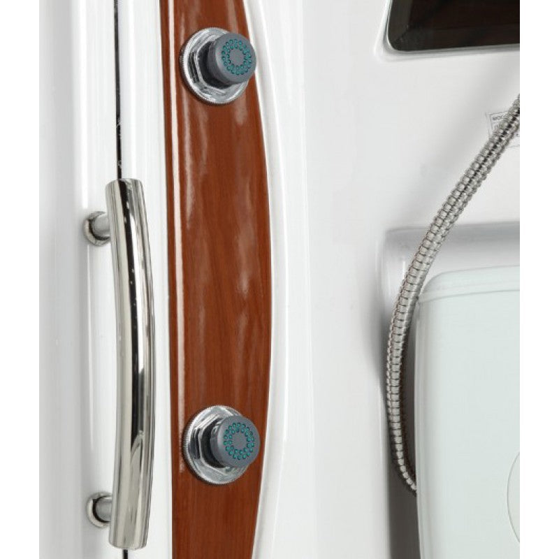 Luxury Bath Supply Mesa 1 Person Corner Steam Shower WS-801 | Empire Saunas