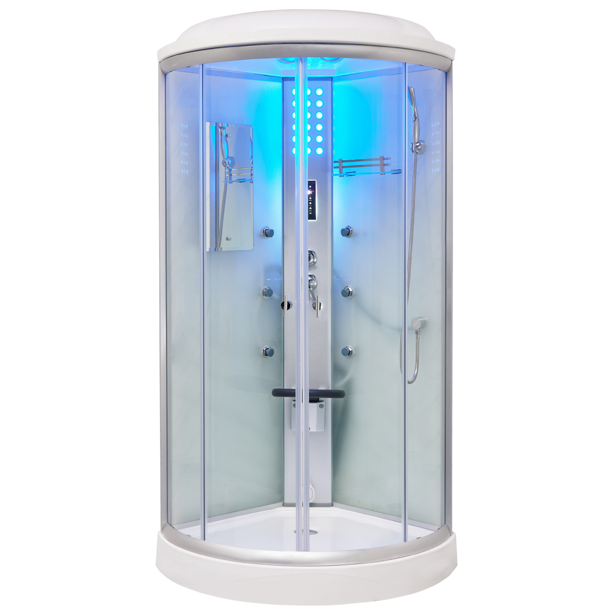 Luxury Bath Supply Mesa 1 Person Corner Steam Shower WS-9090 | Empire Saunas