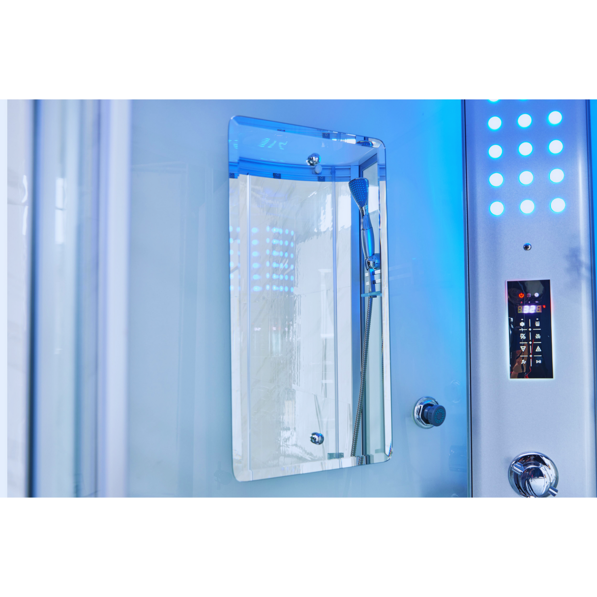 Luxury Bath Supply Mesa 1 Person Corner Steam Shower WS-9090 | Empire Saunas