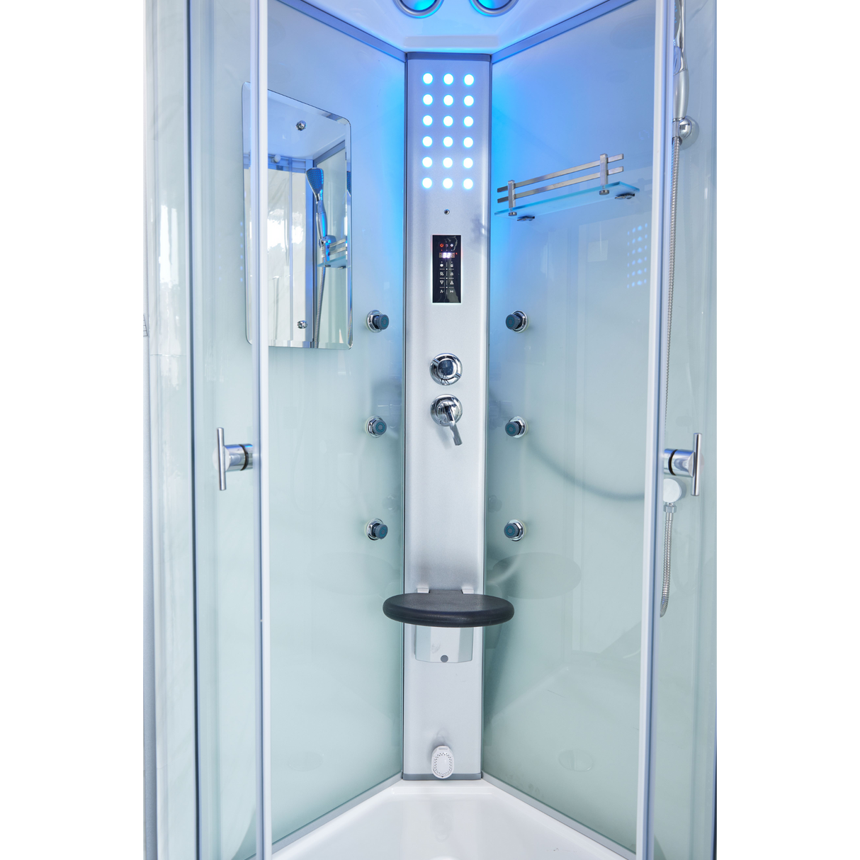 Luxury Bath Supply Mesa 1 Person Corner Steam Shower WS-9090 | Empire Saunas