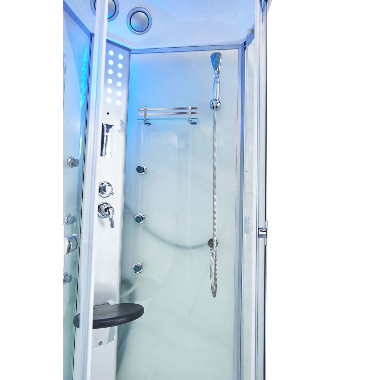 Luxury Bath Supply Mesa 1 Person Corner Steam Shower WS-9090 | Empire Saunas