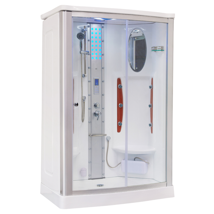 Luxury Bath Supply Mesa 2 Person Walk-in Steam Shower WS-803 | Empire Saunas