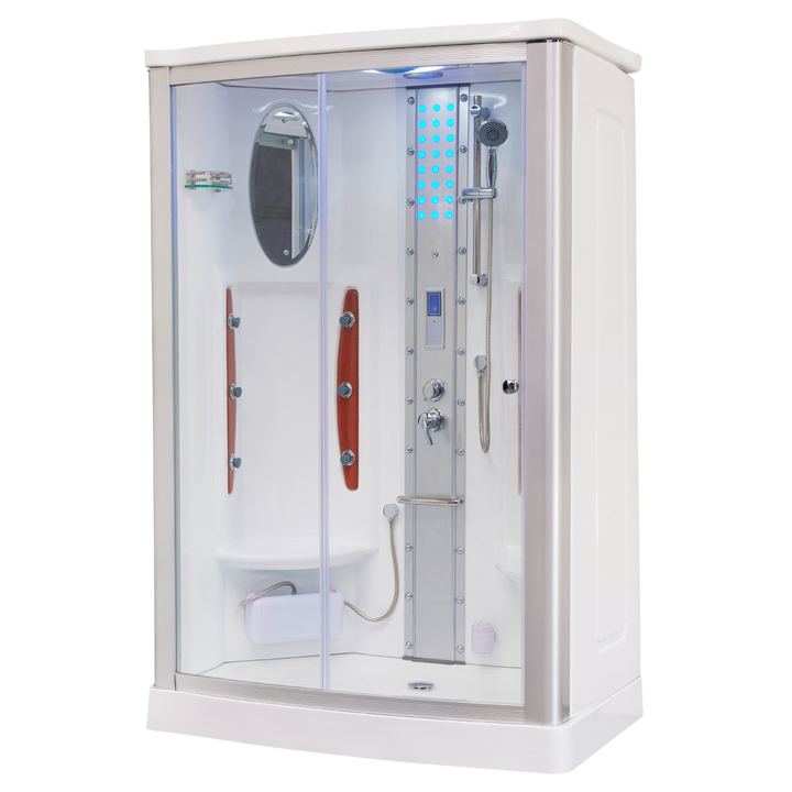 Luxury Bath Supply Mesa 2 Person Walk-in Steam Shower WS-803 | Empire Saunas
