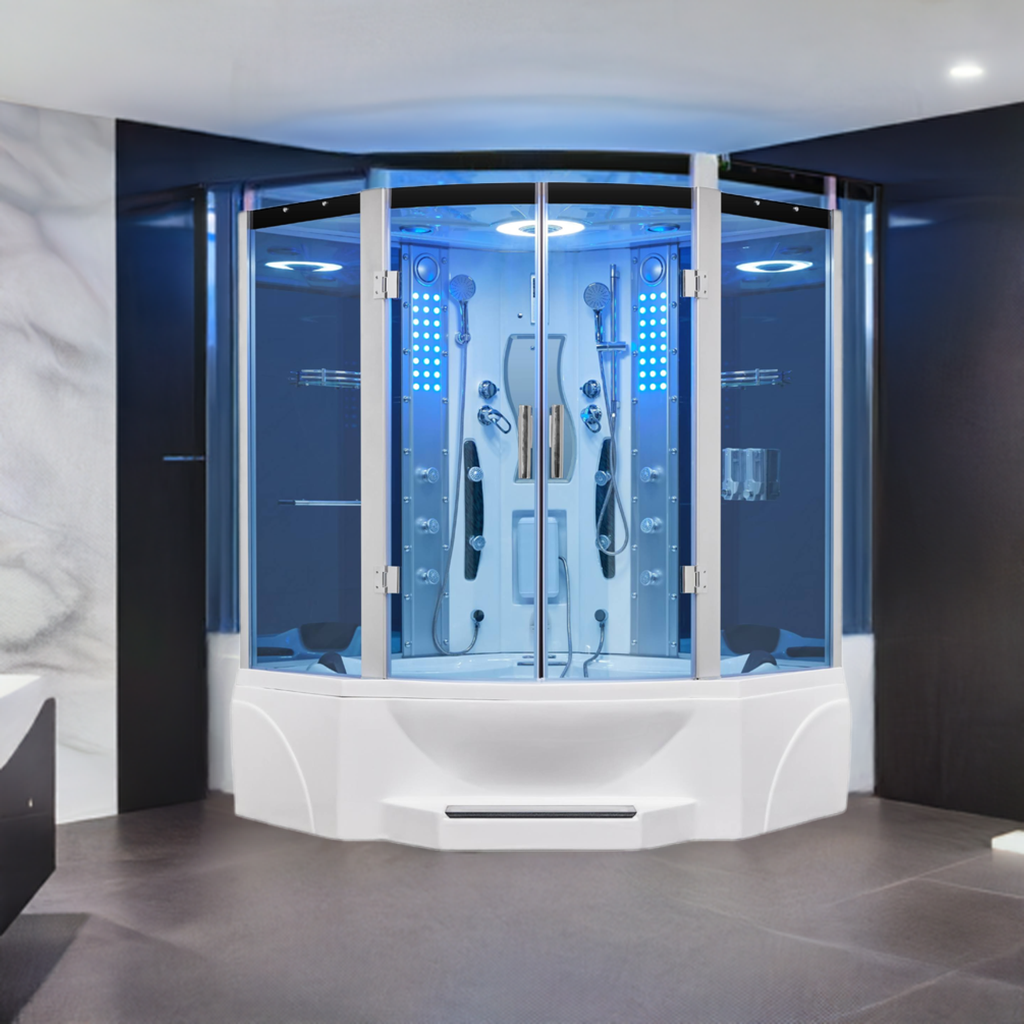 Luxury Bath Supply Mesa Steam Shower Tub Combo WS-608P | Empire Saunas