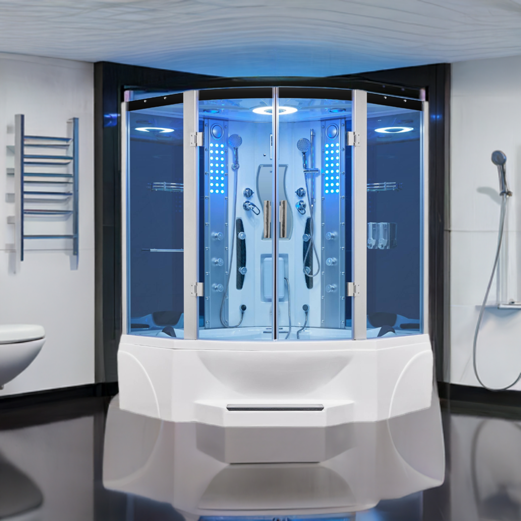 Luxury Bath Supply Mesa Steam Shower Tub Combo WS-608P | Empire Saunas