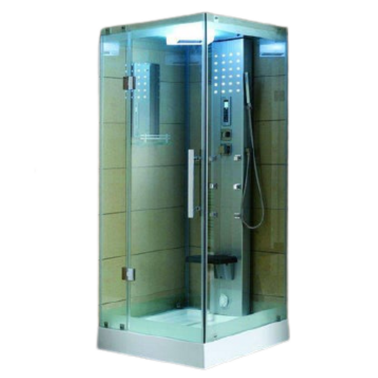Luxury Bath Supply Mesa Walk in Steam Shower WS-301 | Empire Saunas