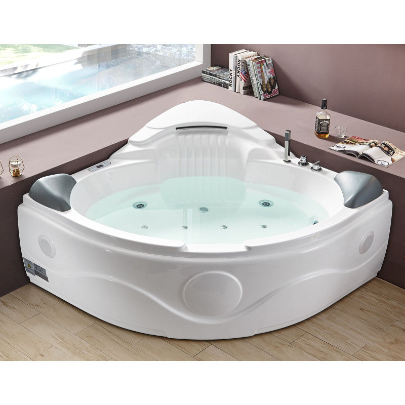 Luxury Bath Supply Platinum 2 Person Corner Hot Tub AM-505 | Empire Saunas