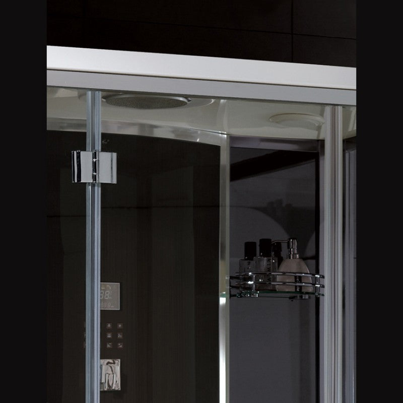 Luxury Bath Supply Platinum 2 Person Walk-In Steam Shower DZ956 | Empire Saunas