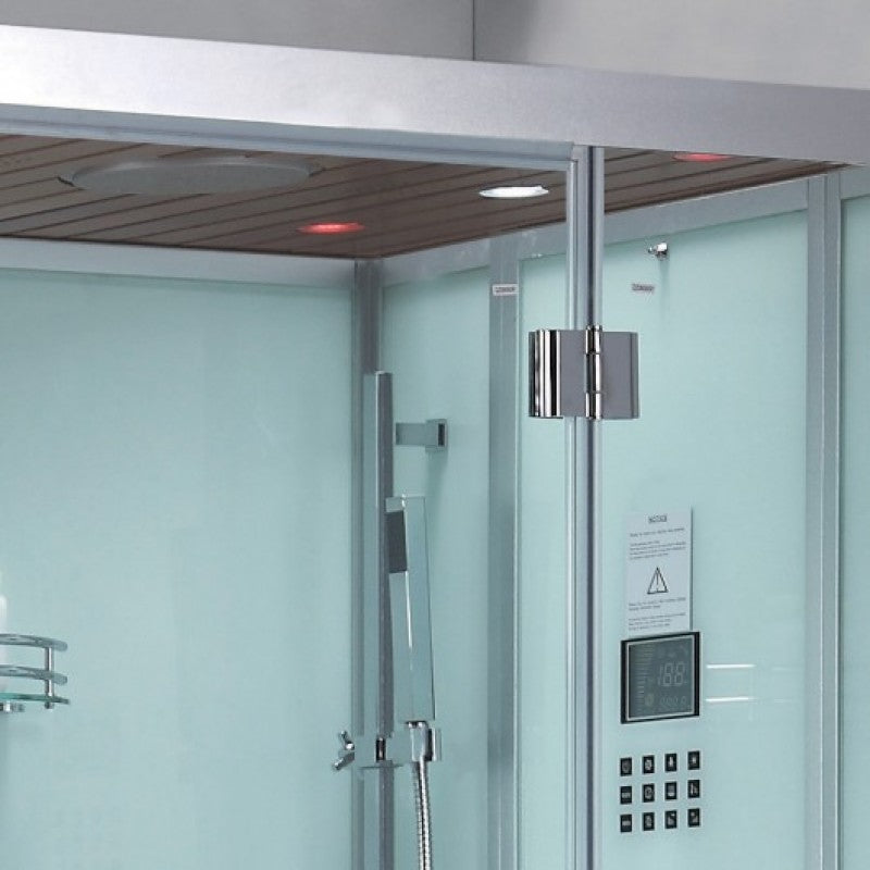 Luxury Bath Supply Platinum 2 Person Walk-In Steam Shower DZ959 | Empire Saunas
