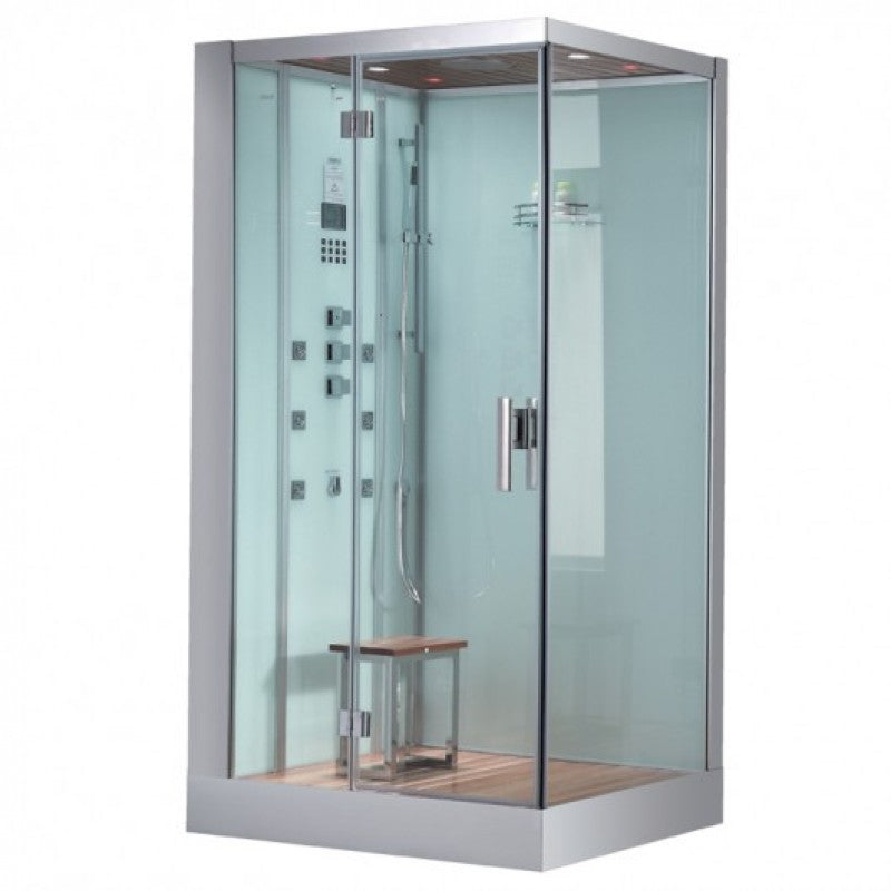 Luxury Bath Supply Platinum 2 Person Walk-In Steam Shower DZ959 | Empire Saunas