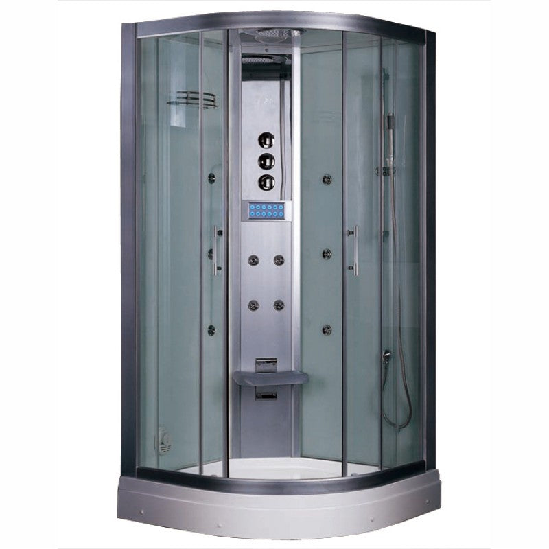 Luxury Bath Supply Platinum 3 Person Walk-In Steam Shower DZ934 | Empire Saunas