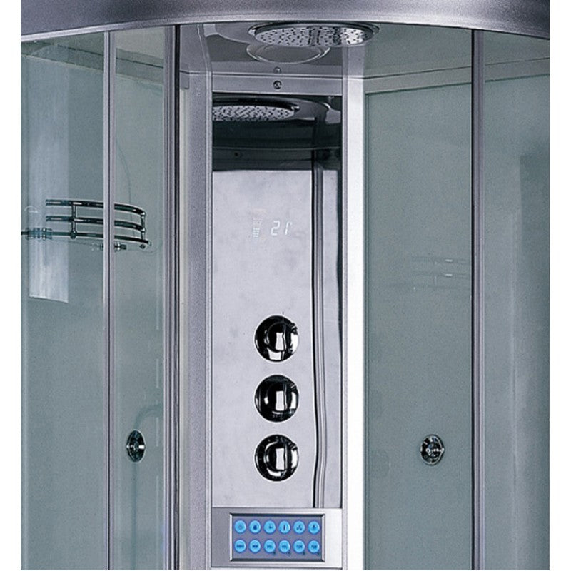 Luxury Bath Supply Platinum 3 Person Walk-In Steam Shower DZ934 | Empire Saunas