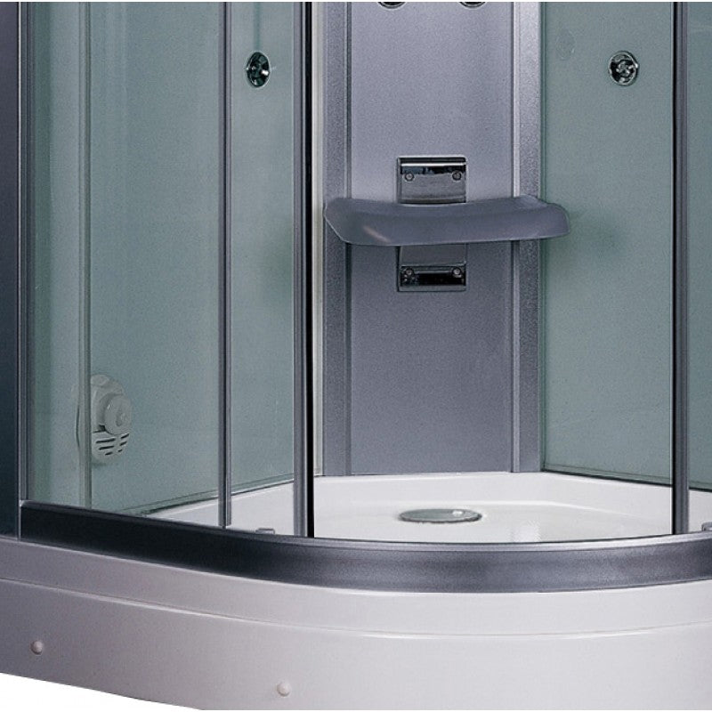 Luxury Bath Supply Platinum 3 Person Walk-In Steam Shower DZ934 | Empire Saunas