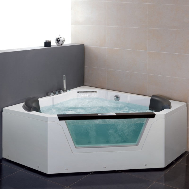 Luxury Bath Supply Platinum Eago 2 Person Corner Hot Tub AM156 | Empire Saunas