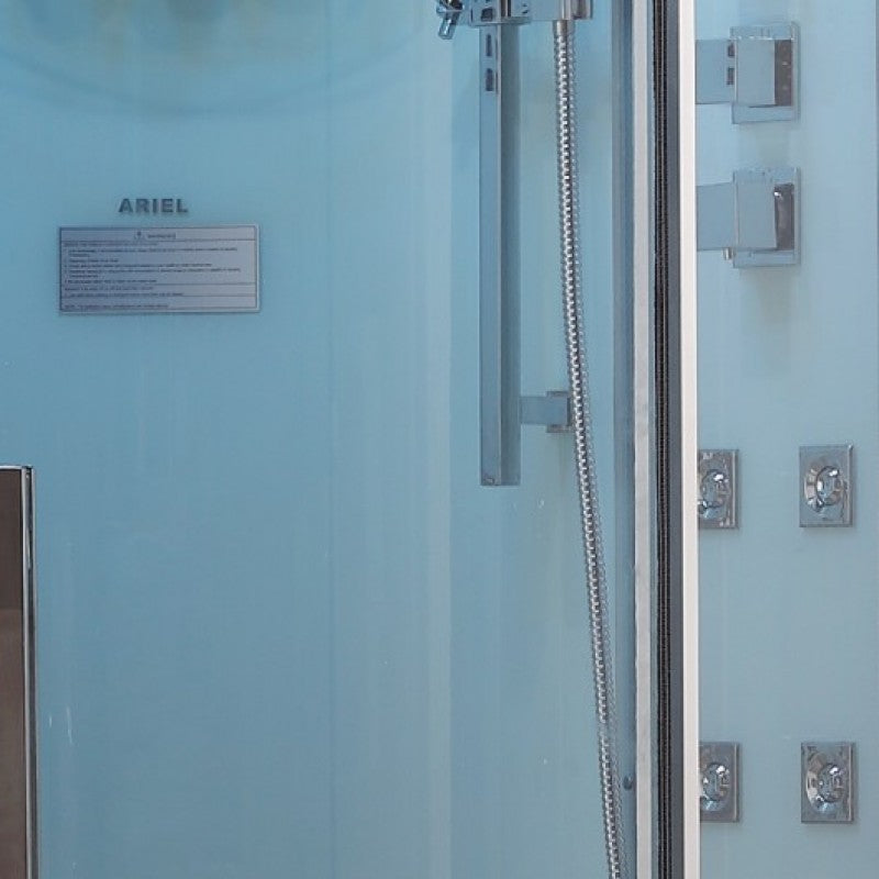 Luxury Bath Supply Platinum Walk-In Steam Shower Corner DZ962 | Empire Saunas