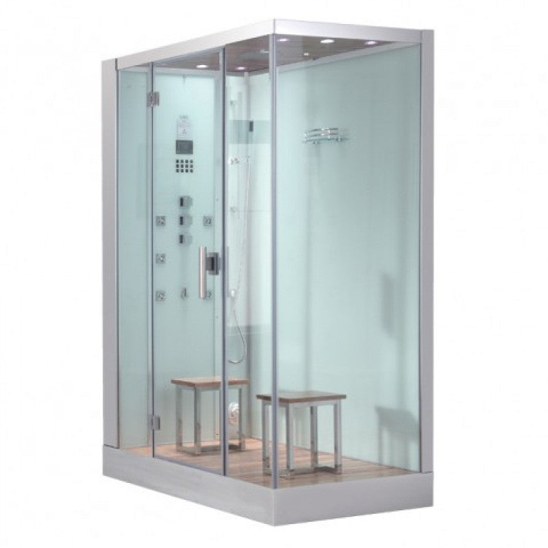 Luxury Bath Supply Platinum Walk-In Steam Shower DZ961 | Empire Saunas