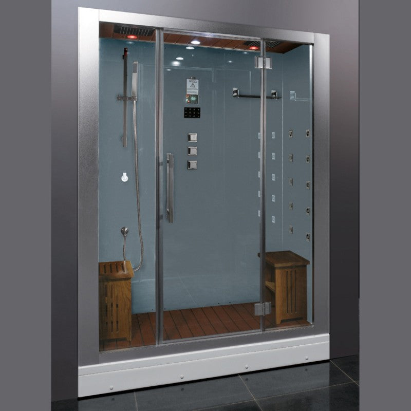 Luxury Bath Supply Platinum Walk-In Steam Shower DZ972F1 | Empire Saunas