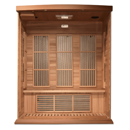 Inside view of the Golden Designs Maxxus Montilemar sauna