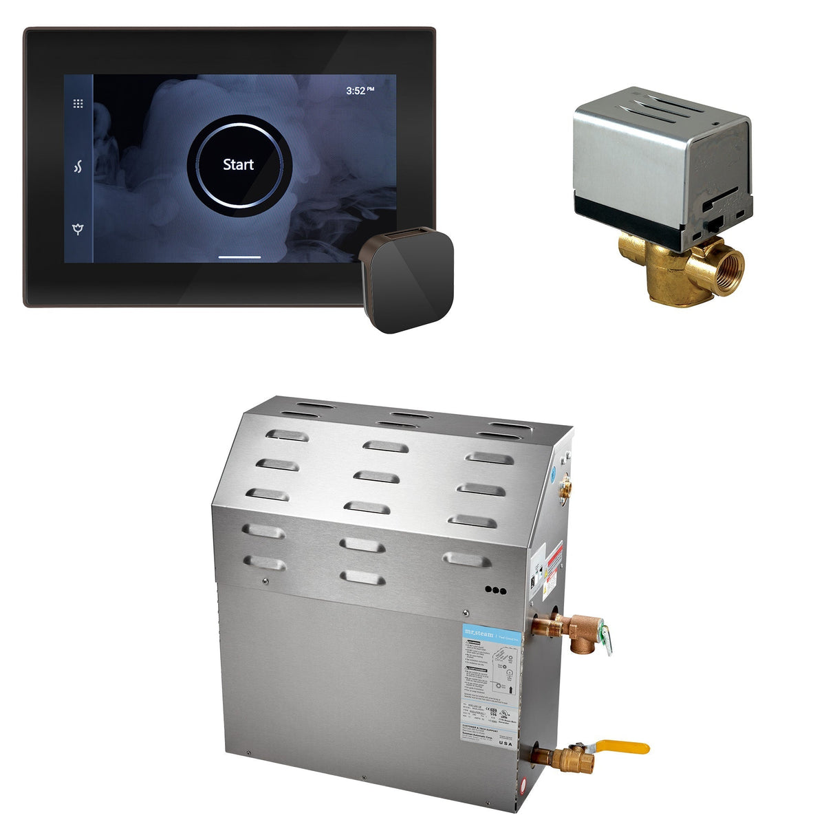 Mr.Steam Super iSteamX 15 kW Steam Shower Generator Package | Empire Saunas