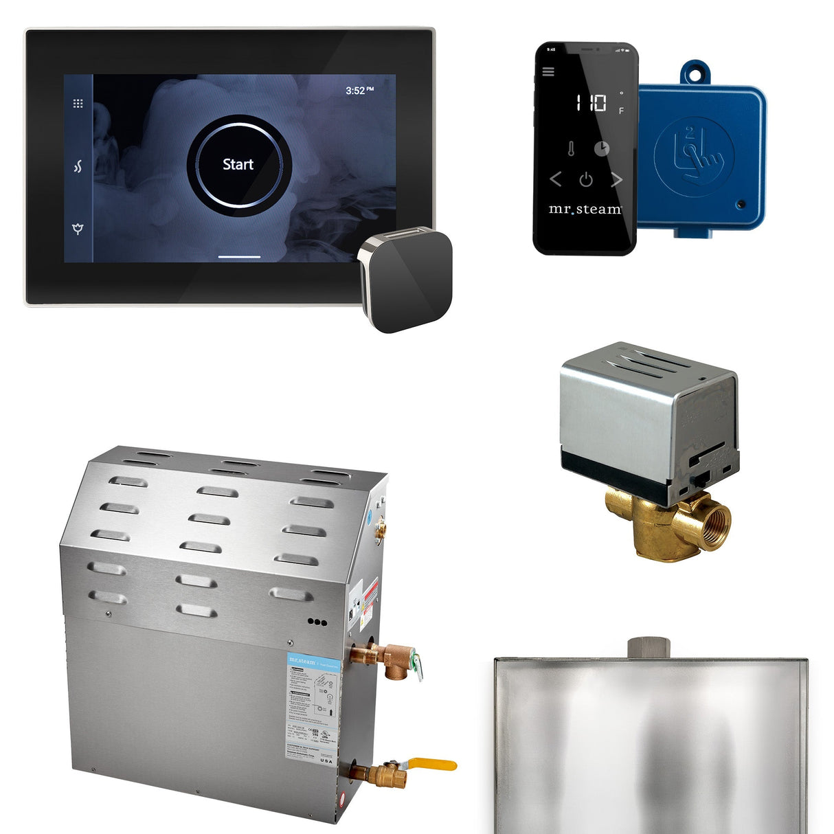 Mr.Steam Super XButler 10 kW Steam Shower Generator Package | Empire Saunas