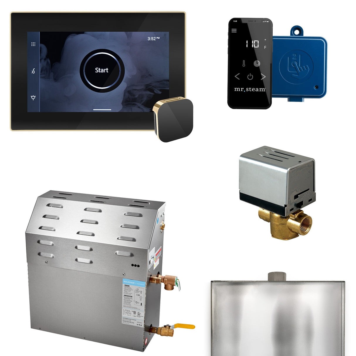 Mr.Steam Super XButler 12 kW Steam Shower Generator Package | Empire Saunas