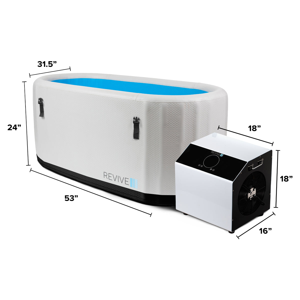 Revive Inflatable Cold Plunge Tub | Empire Saunas