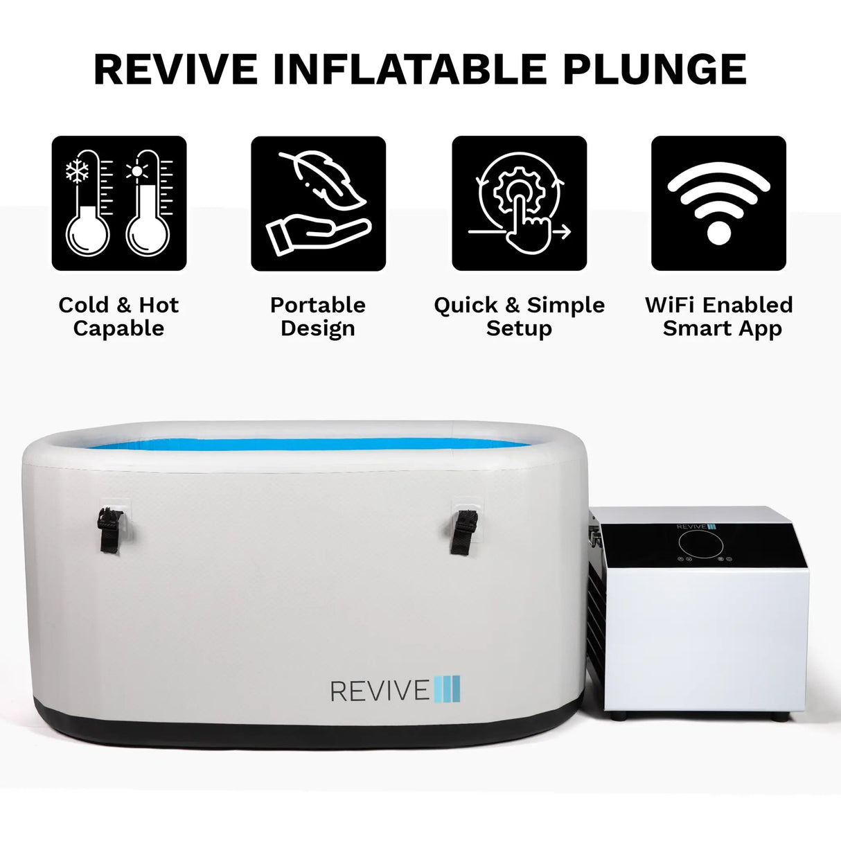Revive Inflatable Cold Plunge Tub | Empire Saunas