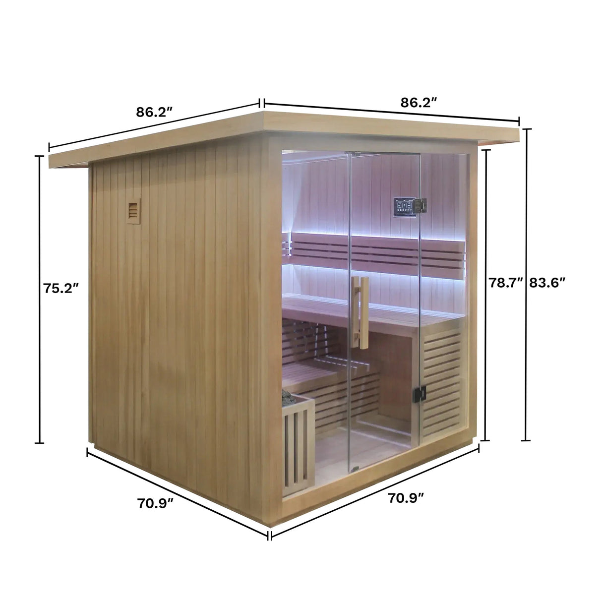 Revive Pre Assembled 6 Person Traditional | Empire Saunas